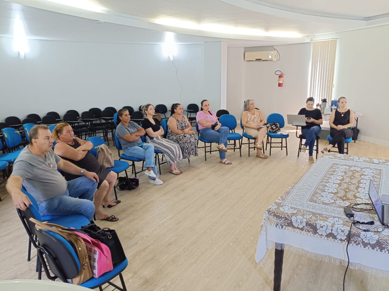 Participantes em atividade de formação